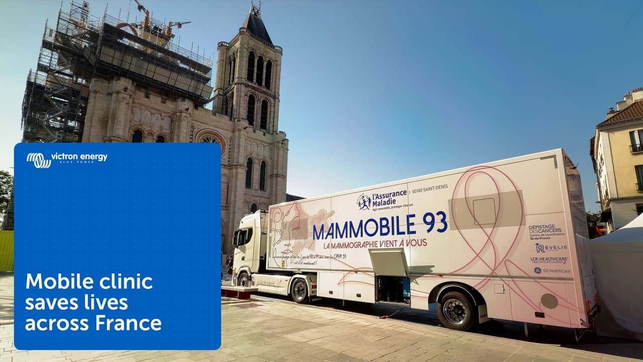 Powered by Victron this Mobile Clinic is saving lives