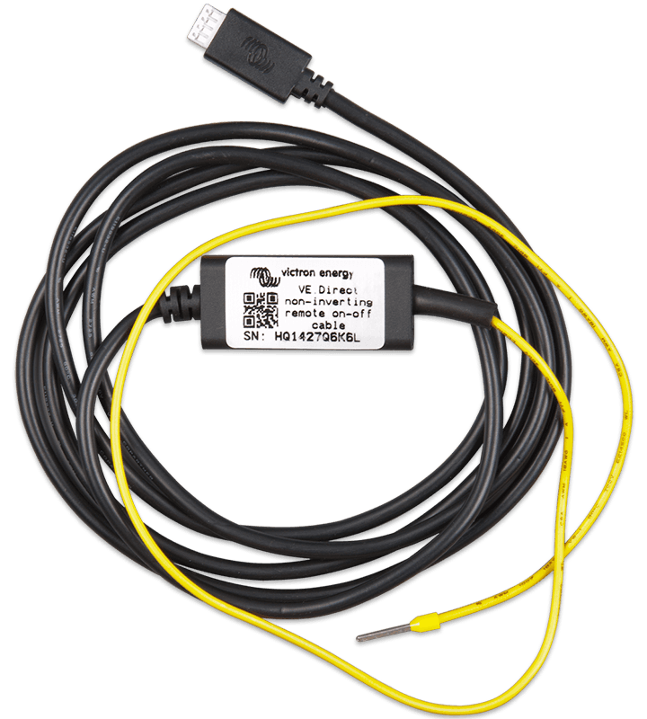 VE.Direct icke-inverterande fjärrstyrd på/av-kabel