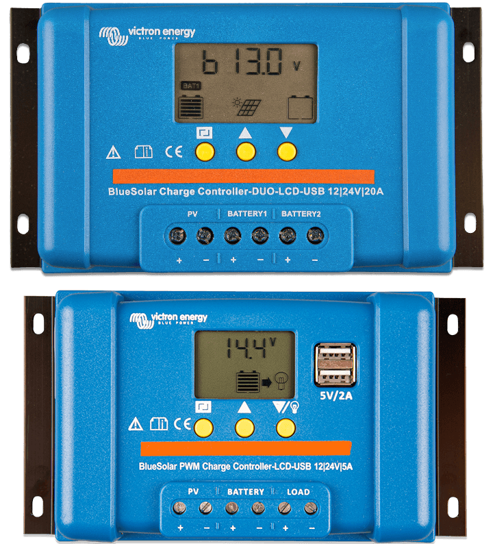 BlueSolar PWM laddningsregulator (DUO) LCD&USB