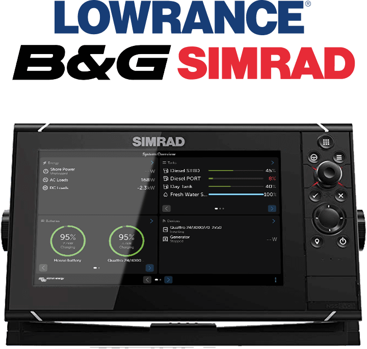 GX-integration i marina MFD-skärmar - Navico