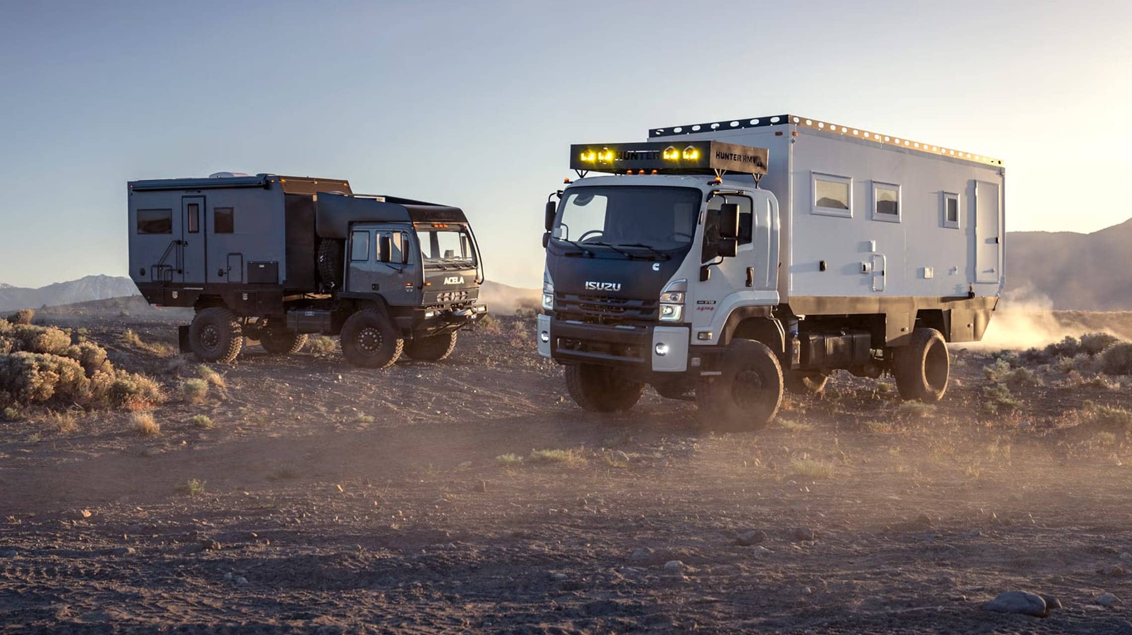 Bliss Mobil expeditionsfordon i öknen