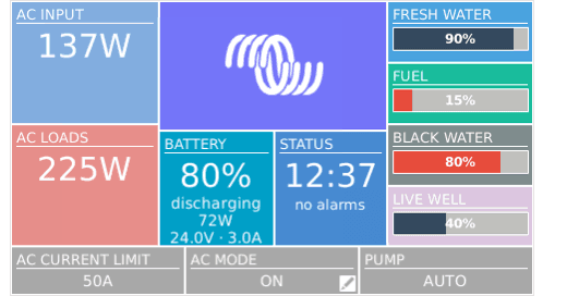 Color Control GX v1.71
