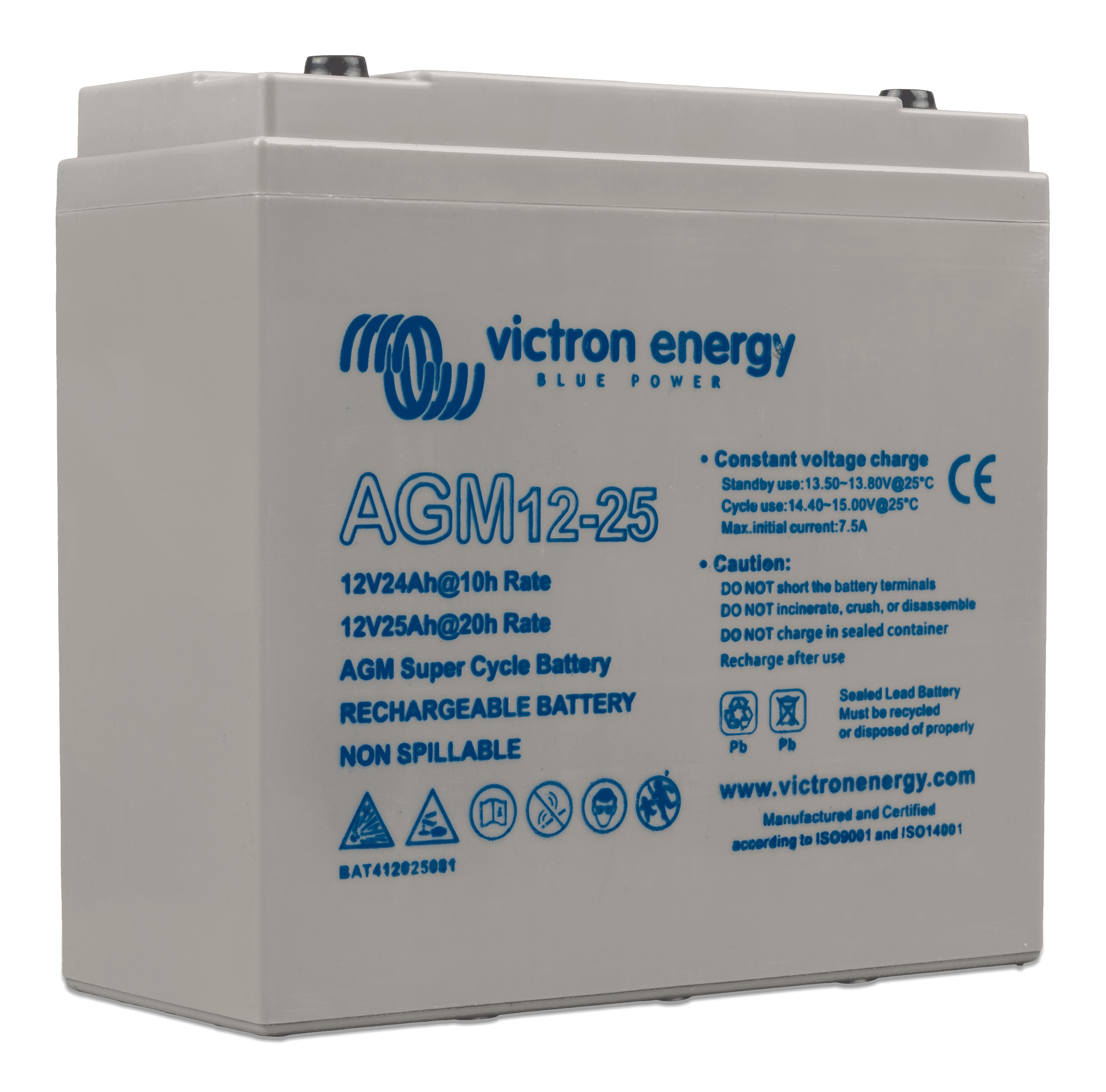 BAT412025081_12v-25Ah AGM Super ( right )  thumbnail