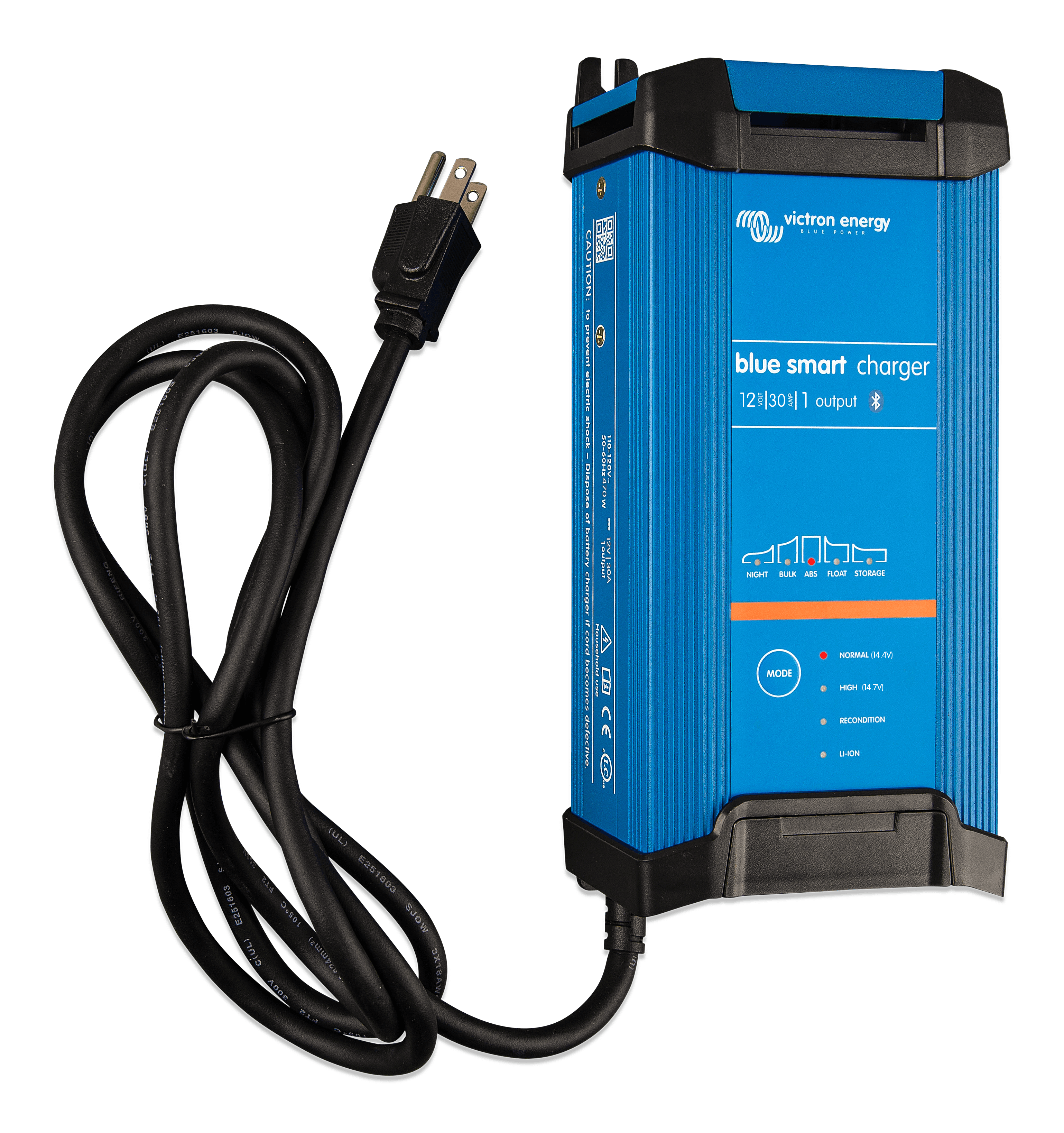 Blue Smart IP22 Charger 12V 30 (1) 120V (side)  thumbnail