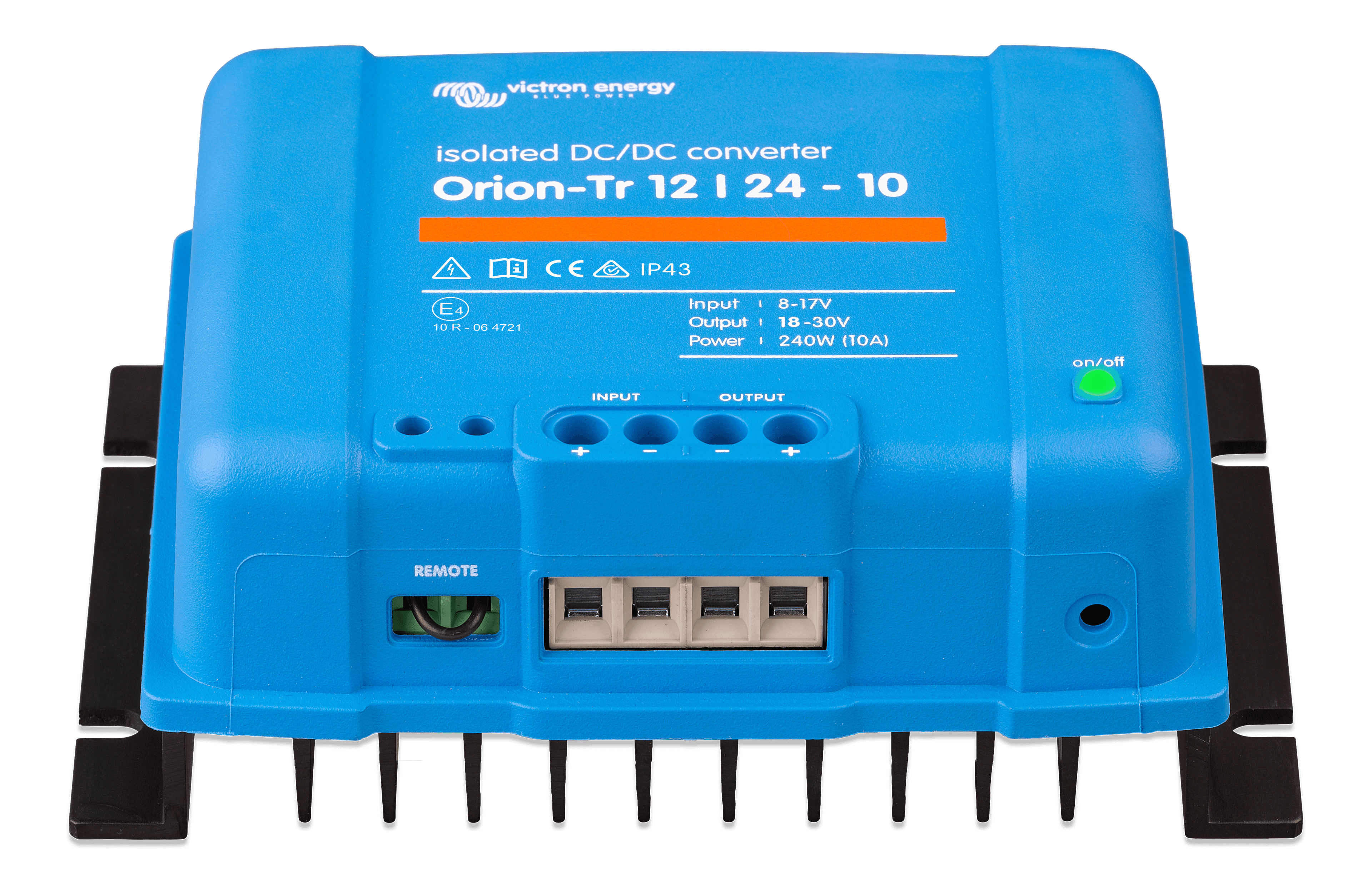 Orion-Tr 12/24-10A (240W) Isolated DC-DC converter (front)  thumbnail