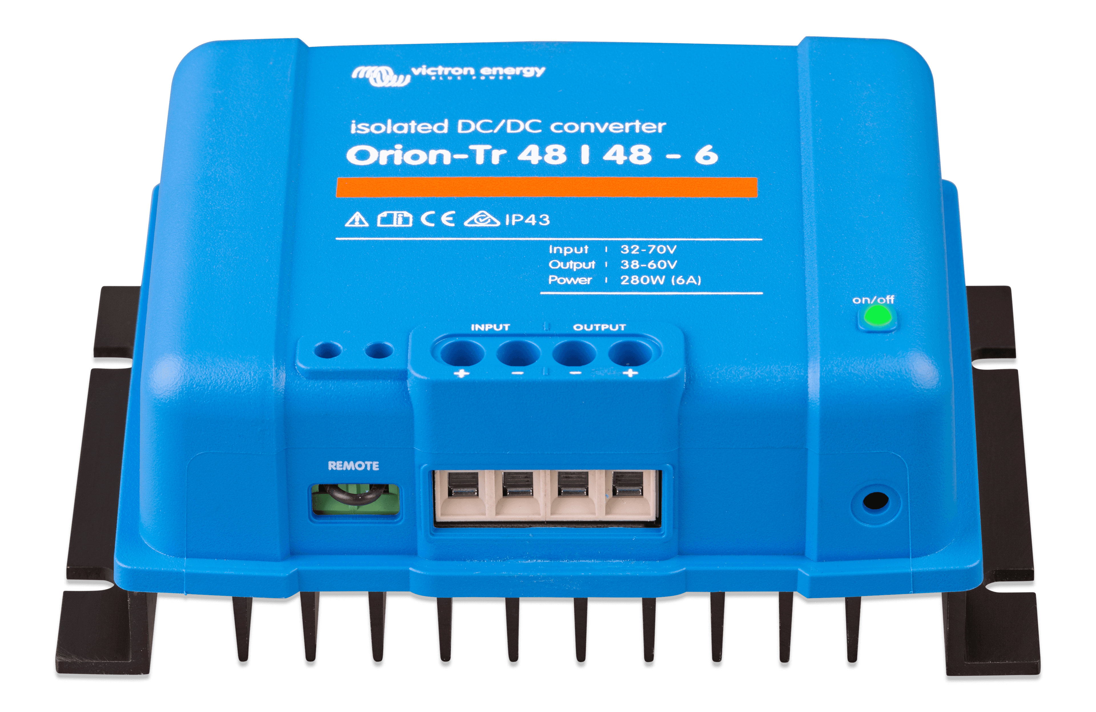 Orion-Tr 48/48-6A (280W) Isolated DC-DC converter (front2)  thumbnail