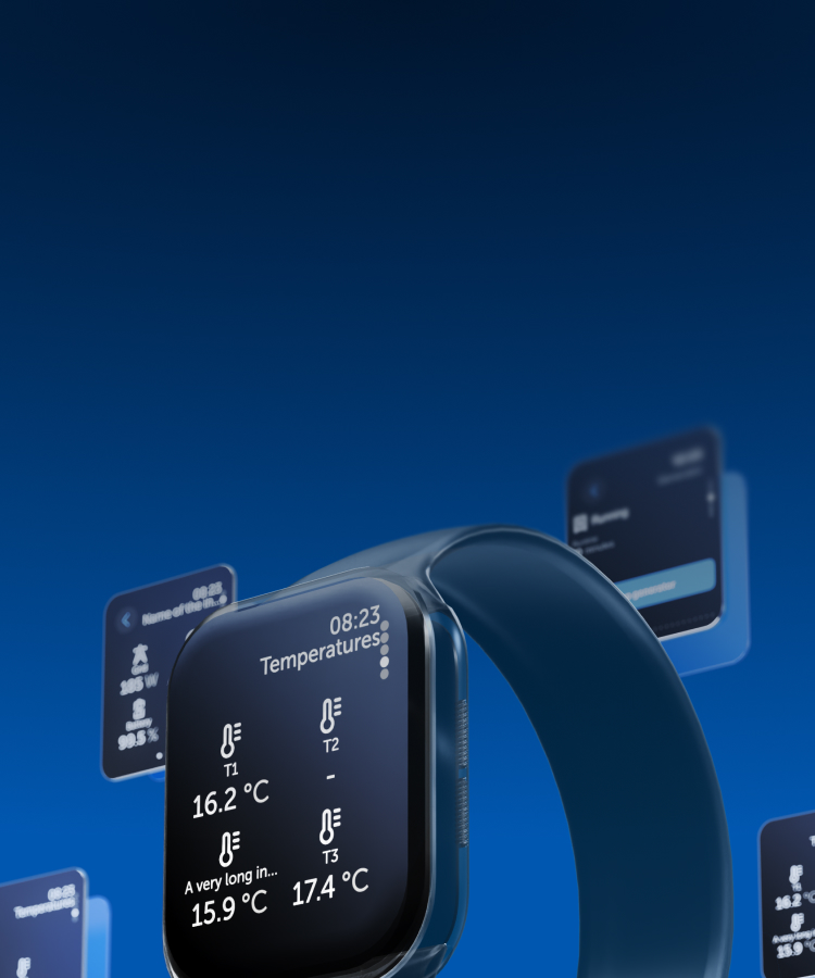 Övervaka ditt system från din klocka