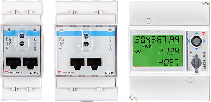 Energimätare ET112, ET340, EM24 Ethernet och EM540