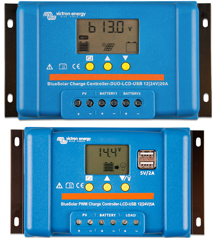 BlueSolar PWM laddningsregulator (DUO) LCD&USB