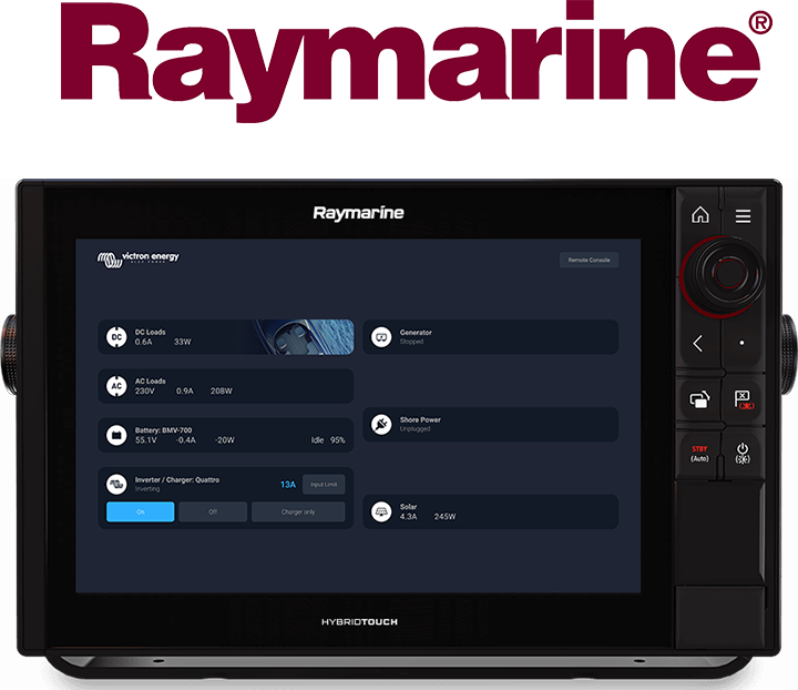 GX-integration i marina MFD-skärmar - Raymarine