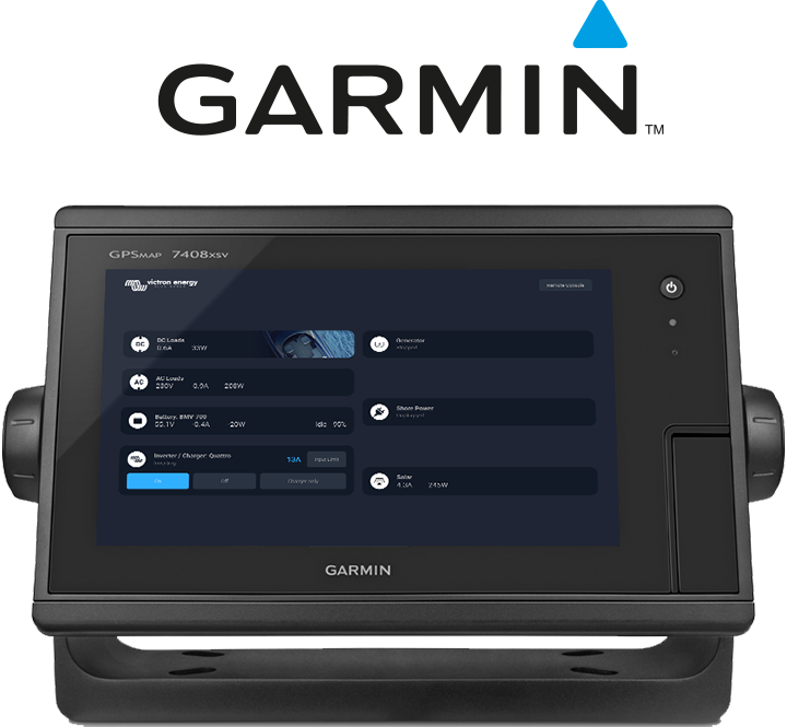GX-integration i marina MFD-skärmar - Garmin