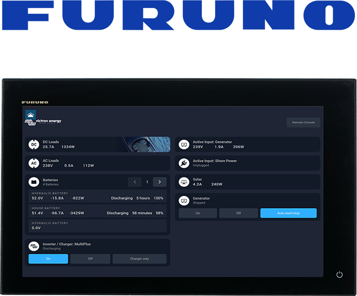 GX-integration i marina MFD-skärmar - Furuno